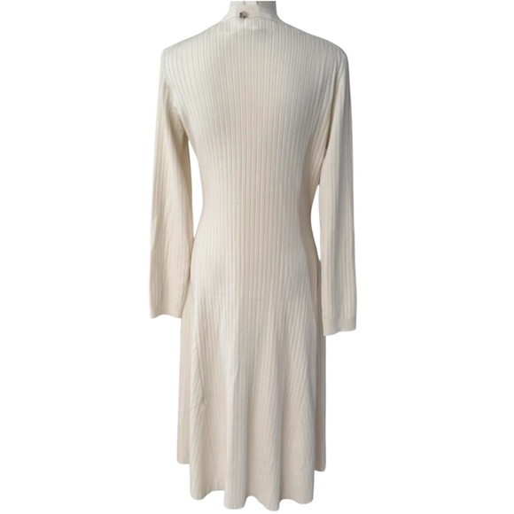 Lucky Brand Ivory knit Long Sleeve Dress - Picture 2 of 7